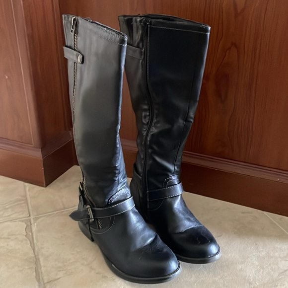 Boots Mossimo Kayce black full zip inside 7.5 - Picture 1 of 11